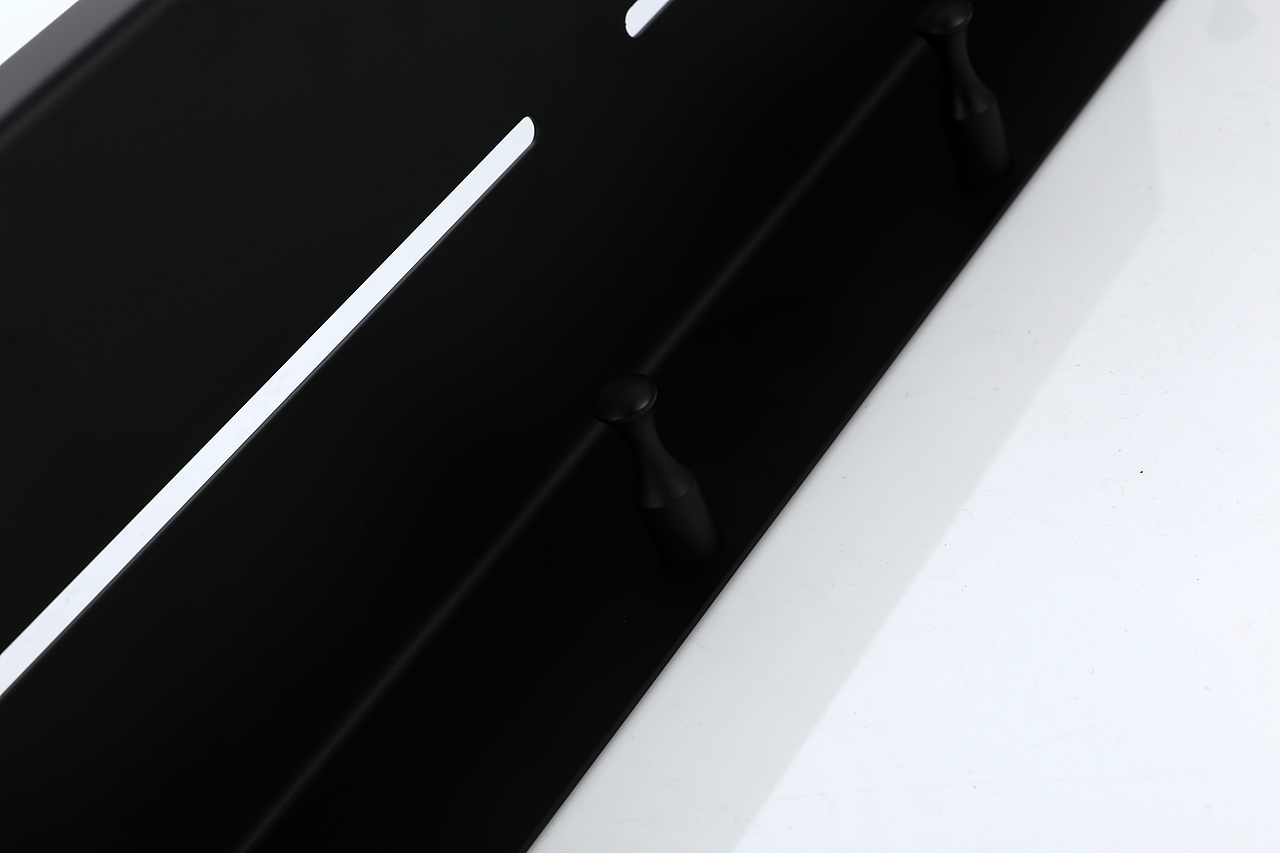 不锈钢烤漆置物架，浴室高端置物架，毛巾架摄影