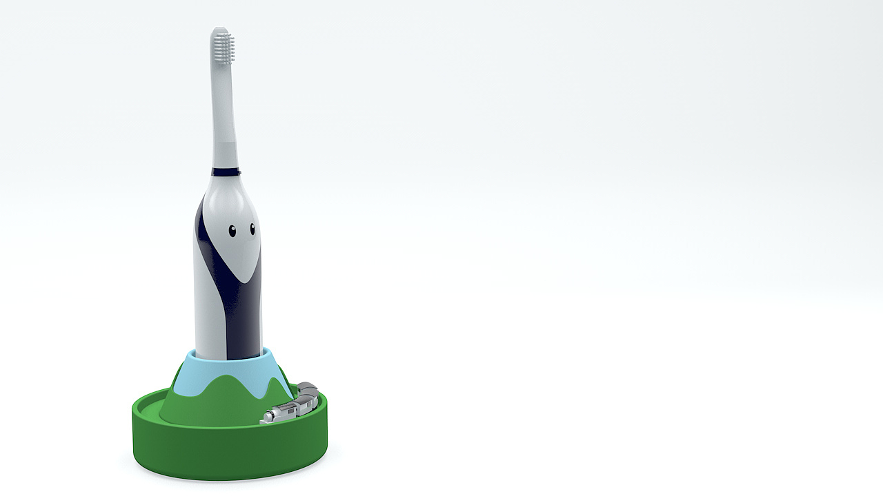 大学在校期间-牙刷设计