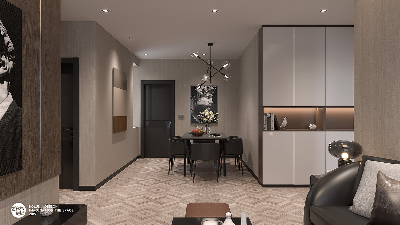 「样板间 | 新宇 金康苑」（图ZMTYxMjgyNzU2） - 家装设计 - 站酷设计师ZBolun原创素材 - 站酷ZCOOL