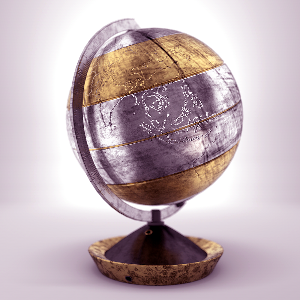 地球仪材质练习