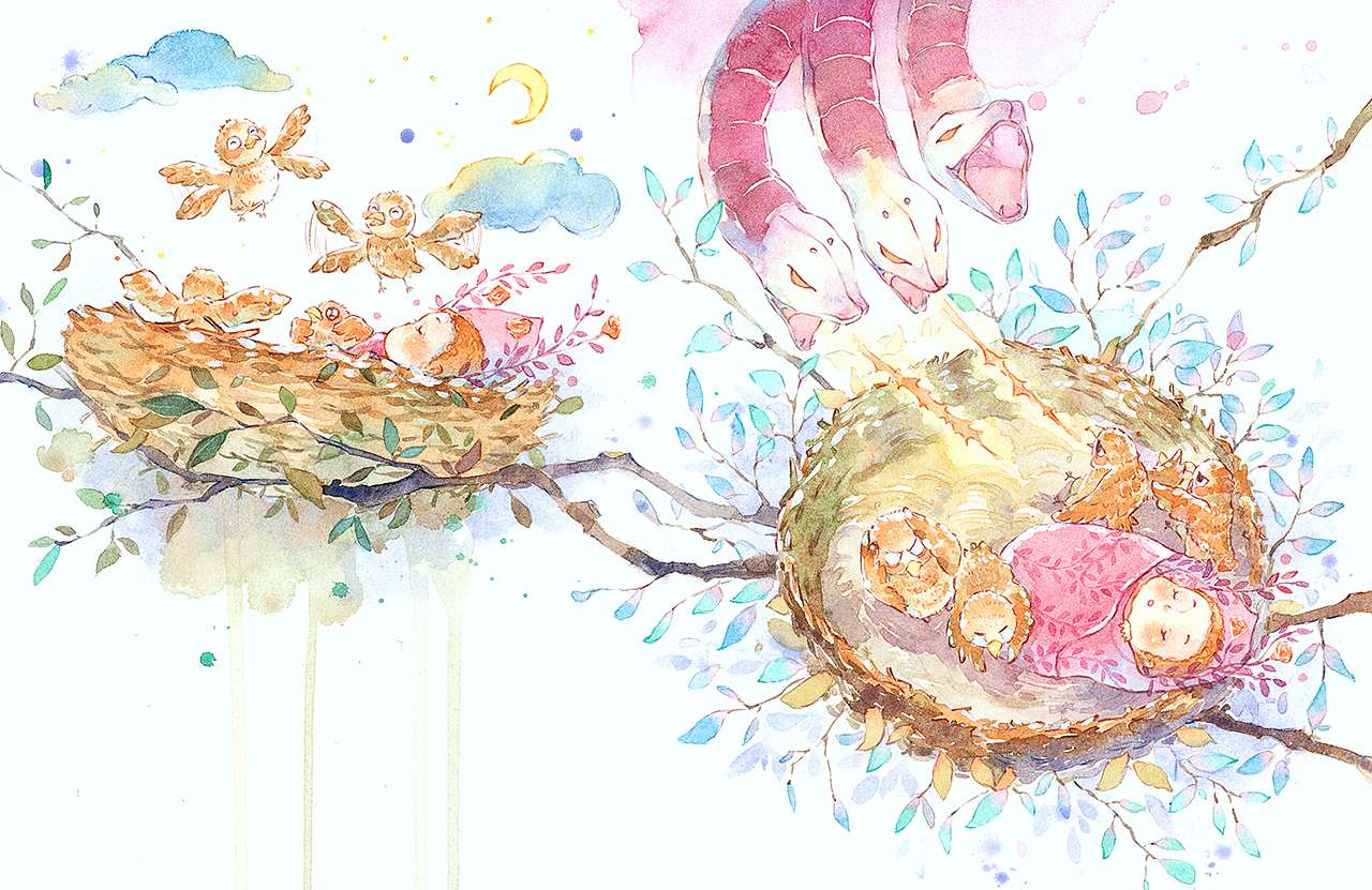 儿童插画整理（图ZMTI2NzI0MDQw） - 儿童插画 - 站酷设计师钟满满原创素材 - 站酷ZCOOL