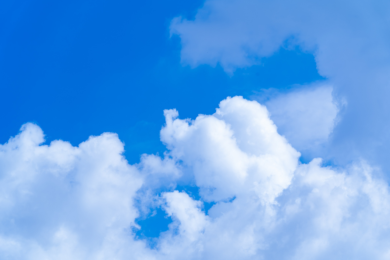 唯美蓝天白云背景图片-图行天下素材网