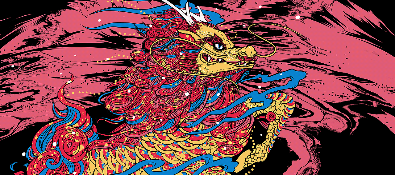 中国古代瑞兽（图ZMjQyNzQ2OTM2） - 商业插画 - 站酷设计师森煎包原创素材 - 站酷ZCOOL