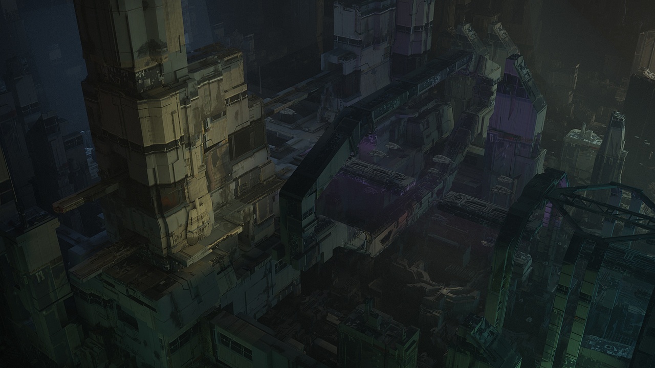 未来科幻空间站