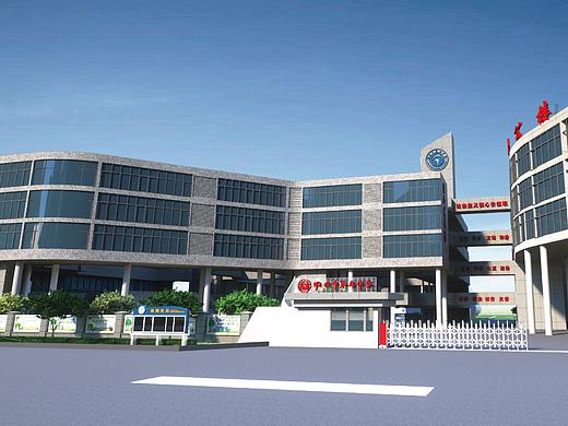 最近做的一个学校效果图