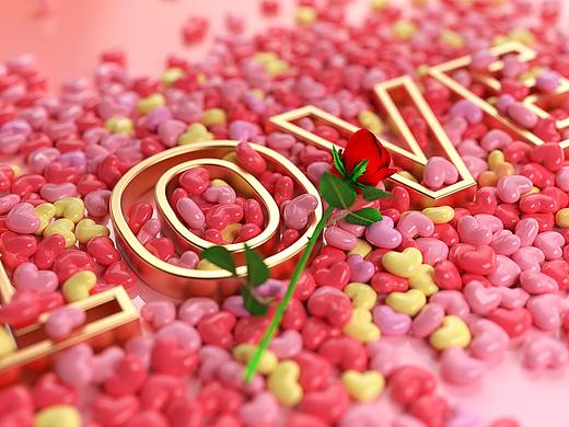 七夕“LOVE”渲染練習(xí)（個(gè)人主頁(yè)-ZNDcwMjE0NDg=） - 場(chǎng)景 - 站酷設(shè)計(jì)師anderscy原創(chuàng)素材 - 站酷ZCOOL