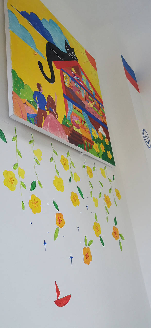 丙烯装饰画~送朋友的搬家礼物