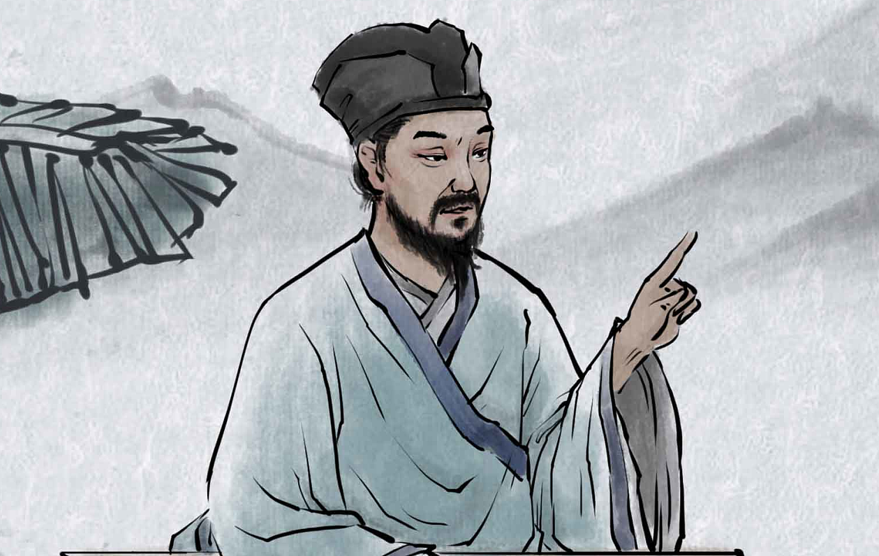 王阳明教学插画，国画风格（图ZMTIxMjExOTY4） - 商业插画 - 站酷设计师青杋栖月原创素材 - 站酷ZCOOL