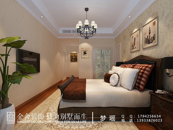 天山九峯210平米欧式风格装修效果图