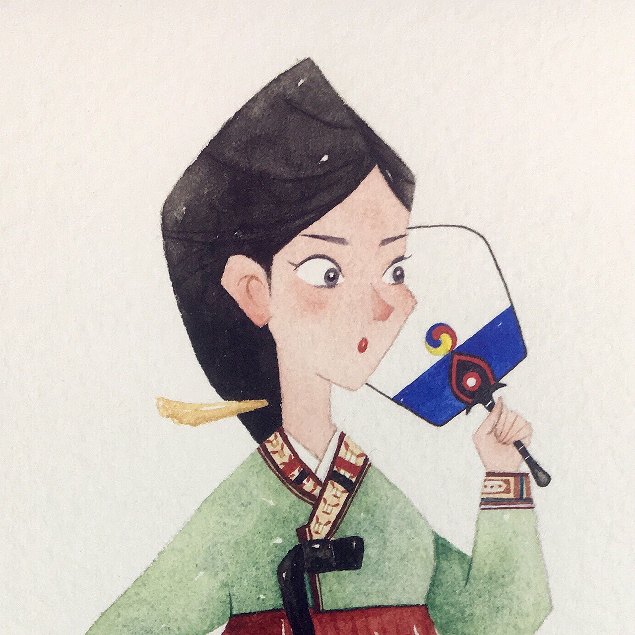 水彩人物插画（图ZNzc5OTE5NzI=） - 儿童插画 - 站酷设计师素一Nana原创素材 - 站酷ZCOOL