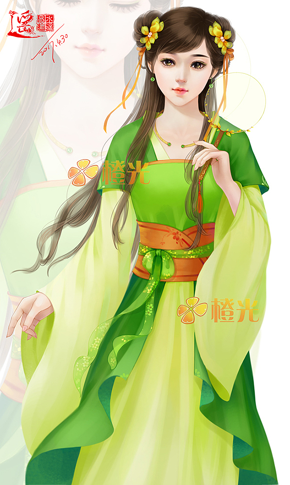 客单 橙光素材库立绘（图ZMTQxNTkwMjY4） - 商业插画 - 站酷设计师易水潇遥原创素材 - 站酷ZCOOL