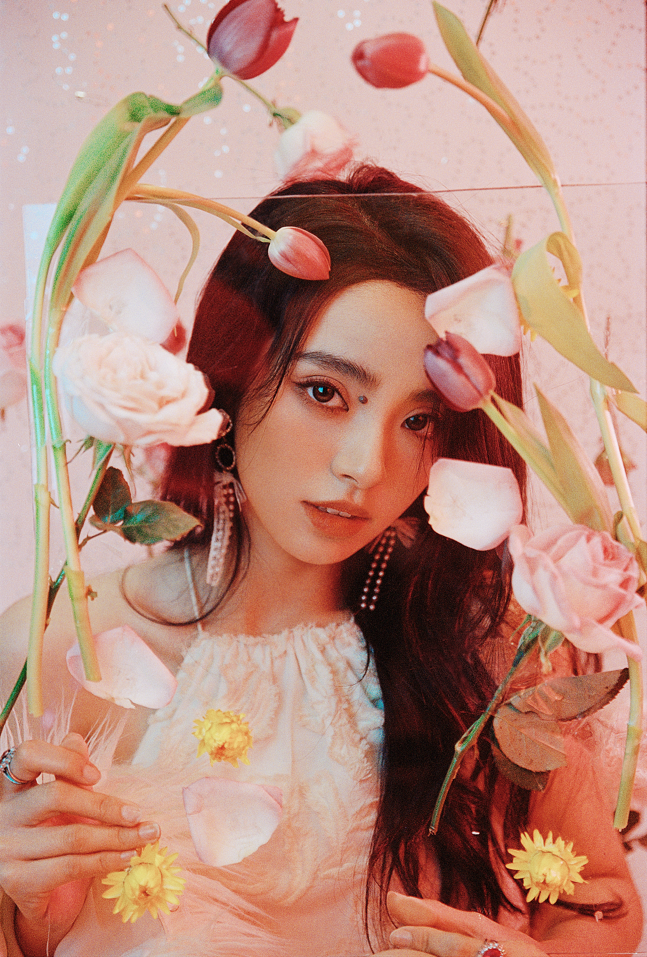 韩系画报|胶片|她好像好看到犯规了吧💐