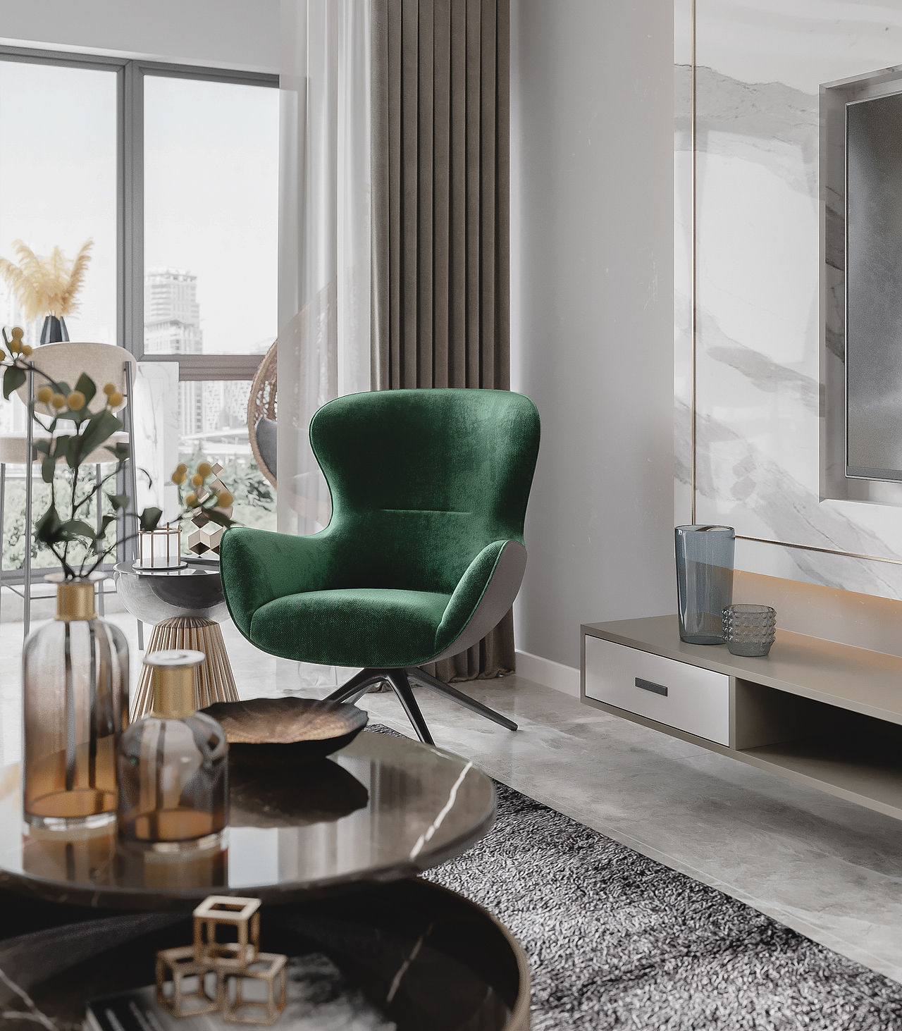 现代风格效果图