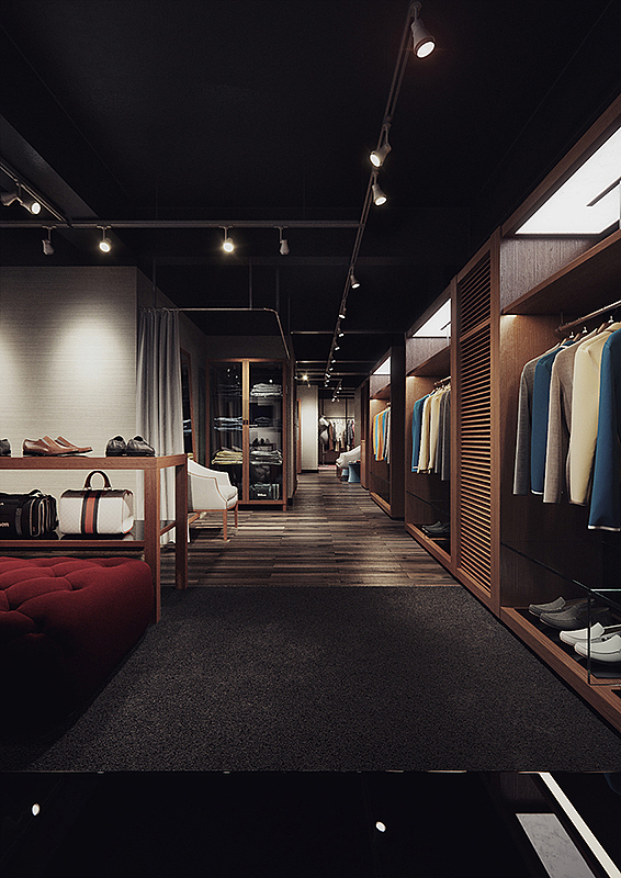 Tailor shop 3D rendering（图ZMjU1OTE5OTI=） - 场景 - 站酷设计师iwmi原创素材 - 站酷ZCOOL