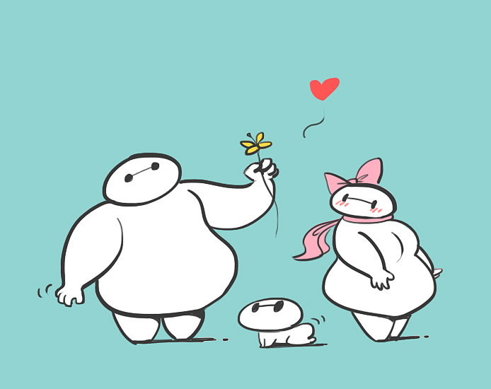 元宵节大白汤团也要团圆（图ZMjUxNTMwMjA=） - 新锐潮流插画 - 站酷设计师鱼非鱼0000000000原创素材 - 站酷ZCOOL