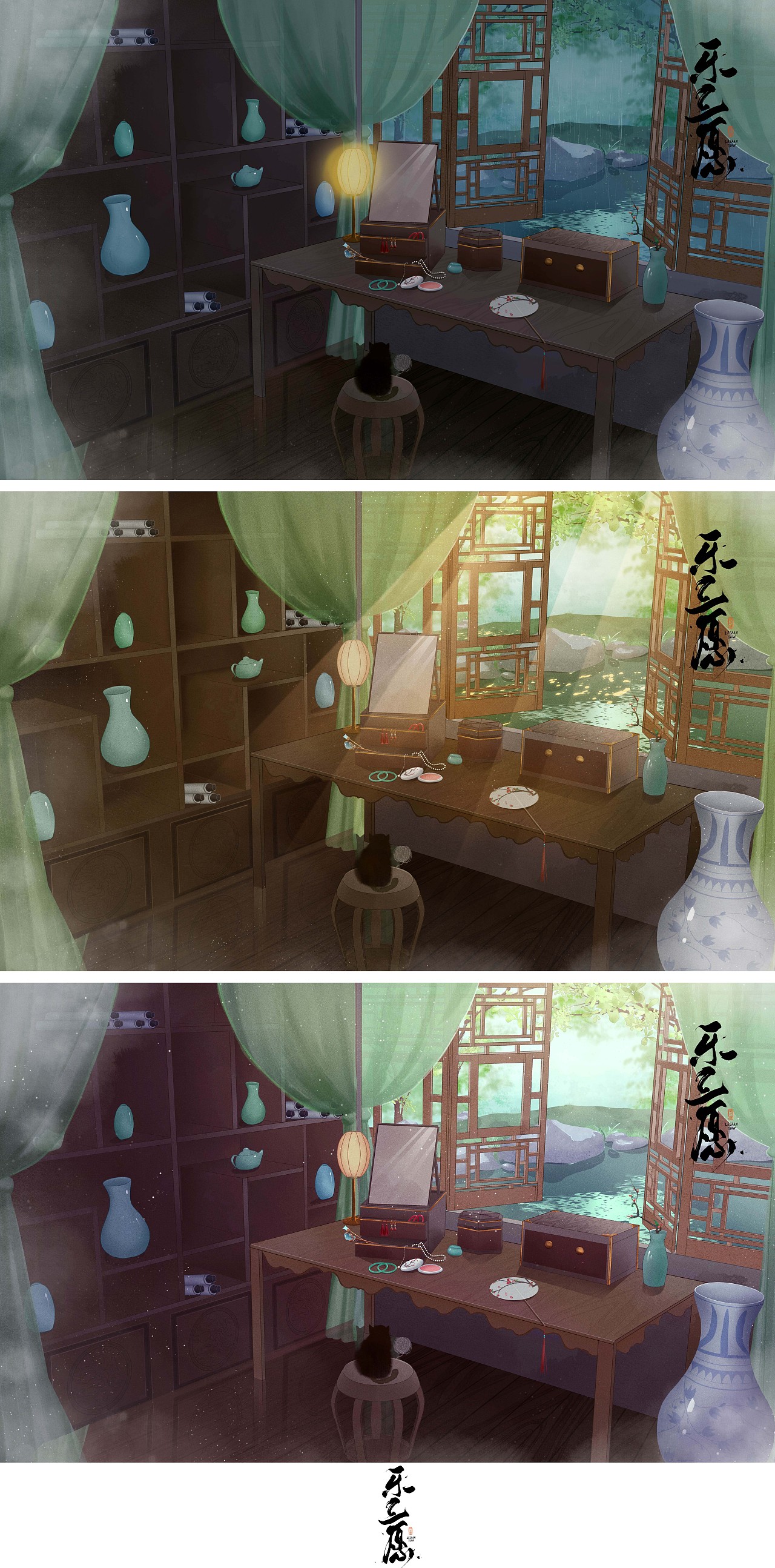古风室内场景