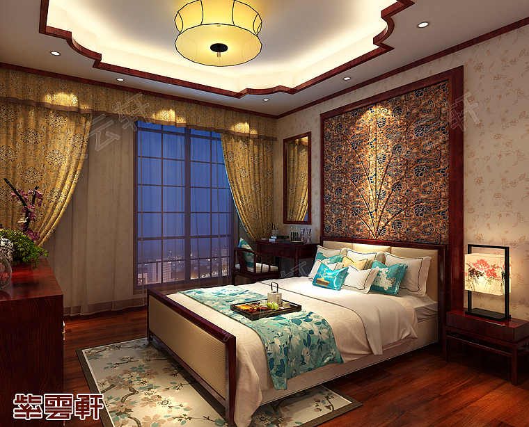 次卧仿古中式装修