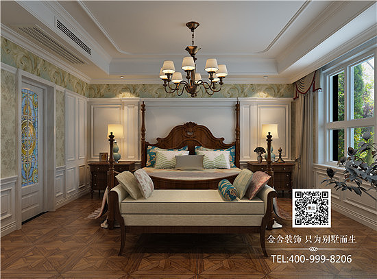 石家庄荣盛华府装修-平层中的小别墅