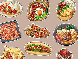 食物插画