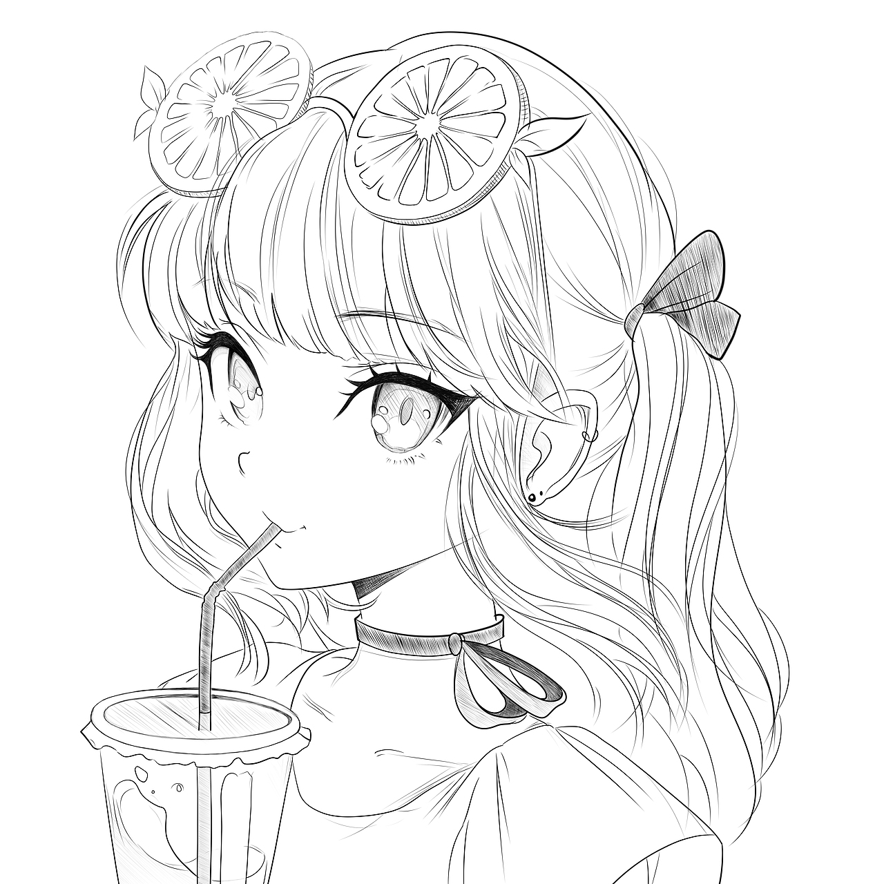 动漫头像 少女 20210929