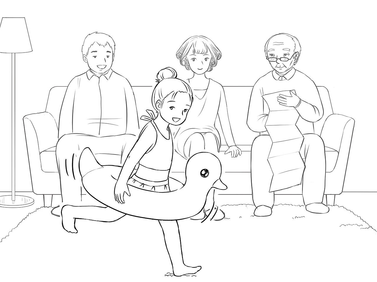 商业分镜(线稿)