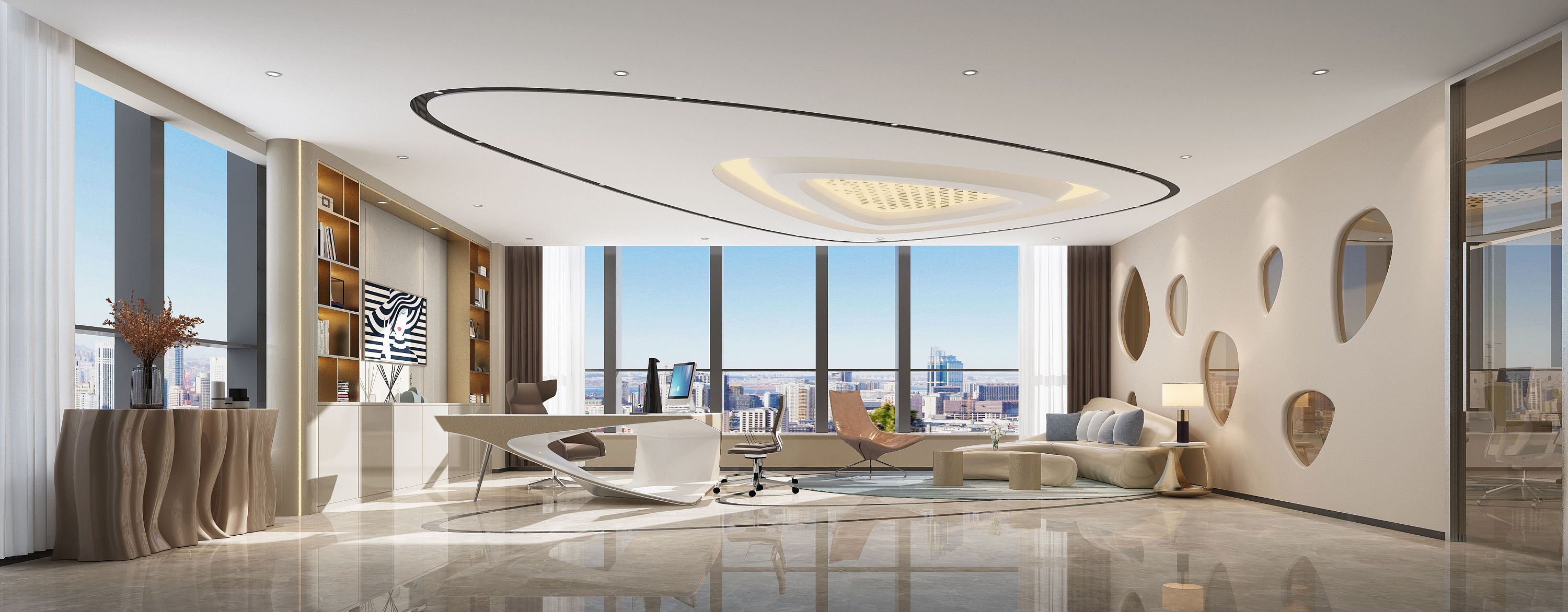 玖壹设计-艾诗摩尔办公楼空间设计