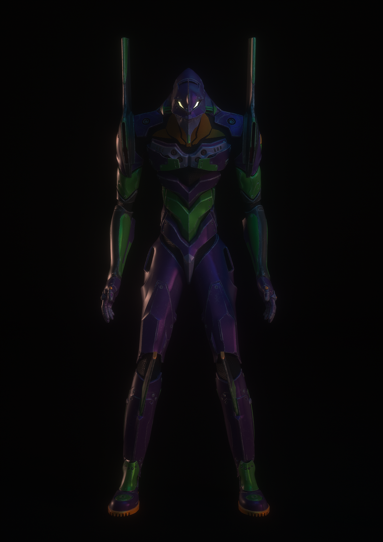 《新世纪福音战士》初号机/evangelion unit 01_搞笑艺人唐某-站酷