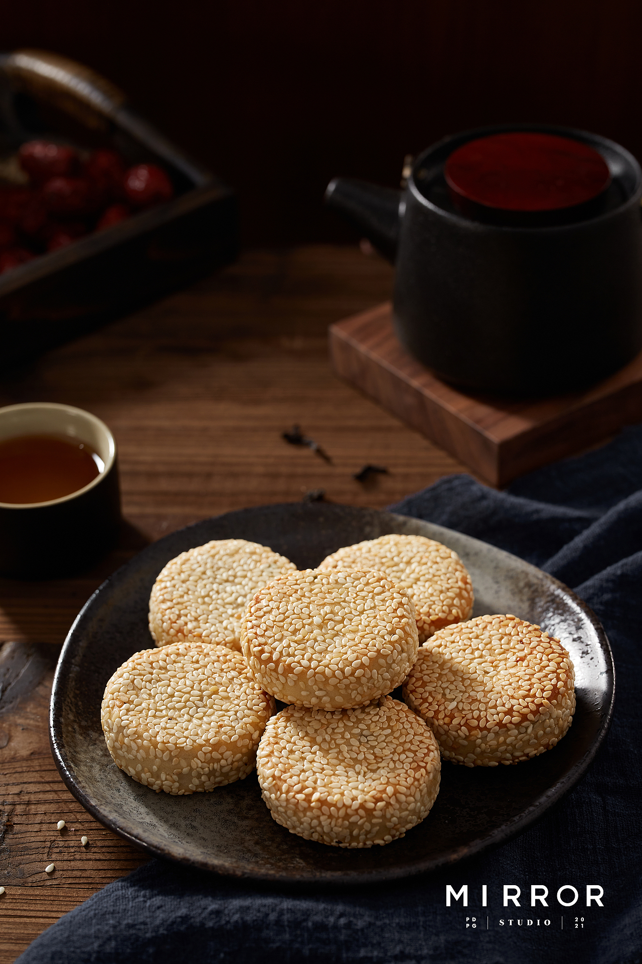 芝麻饼 ✖ MIRROR 丨美食、点心摄影