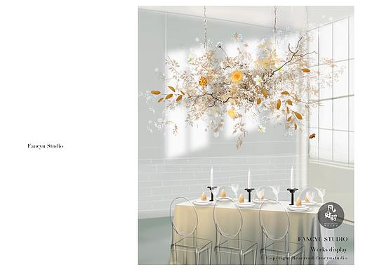 凡时羽婚礼手绘快速绘制展示 ｜ 花艺小场景