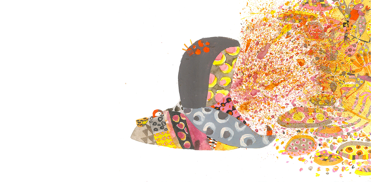 绘本Hippo sneeze（图ZMTk0NzE3OTE2） - 绘本 - 站酷设计师佳作JIA原创素材 - 站酷ZCOOL