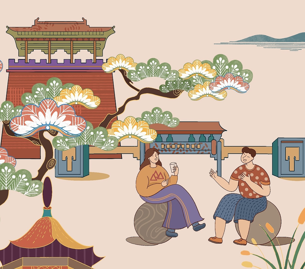 <雄安·生生不息> 雄安插图绘制高清版