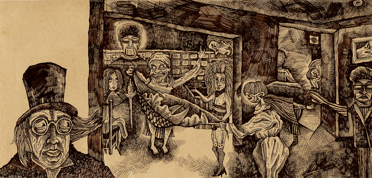 百年孤独(图ZNTc1NDczNTY=) - 绘画 - 站酷设计师祛魅研究所原创素材 - 站酷ZCOOL