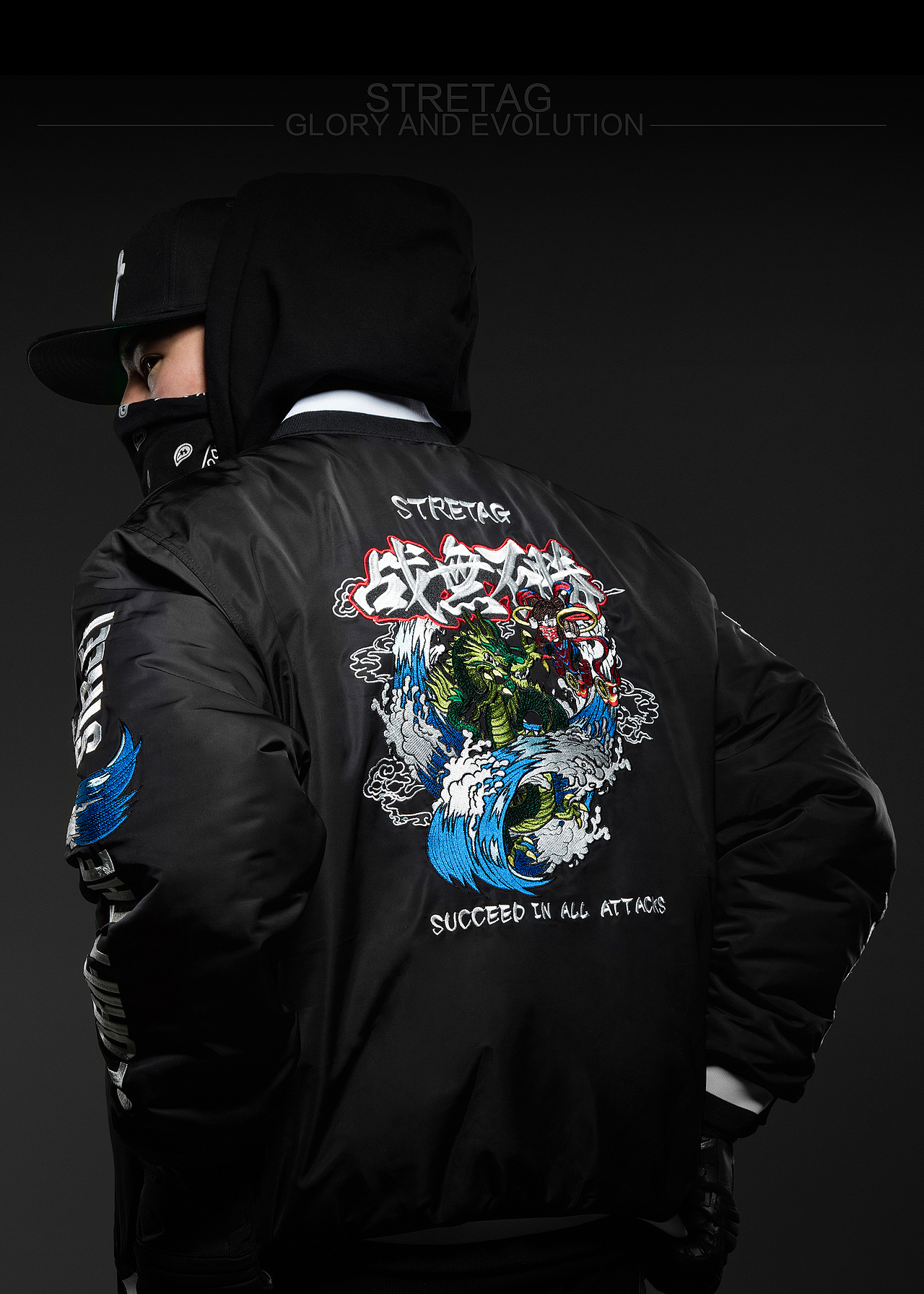 STRETAG"战無不勝"刺绣棒球夹克（图ZNjYzOTIxOTY=） - 休闲/流行服饰 - 站酷设计师STRETAG思锐泰格原创素材 - 站酷ZCOOL