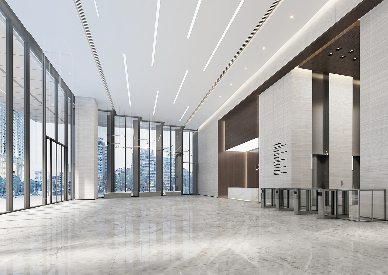 工装效果图作品|空间|家装设计|dongren0027_原创作品-站酷zcool