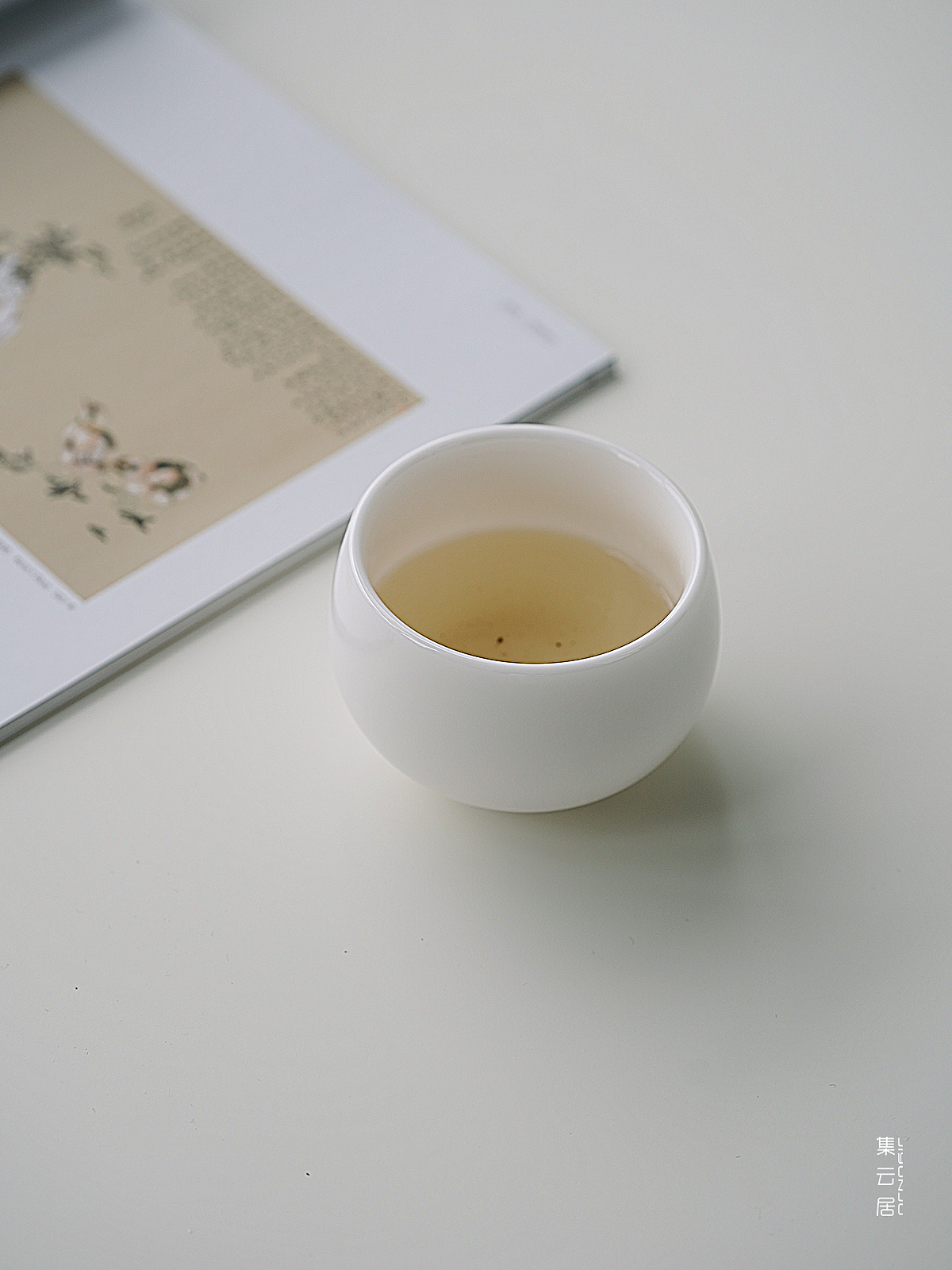 德化白·冰种玉瓷·龙蛋壶·禅定杯