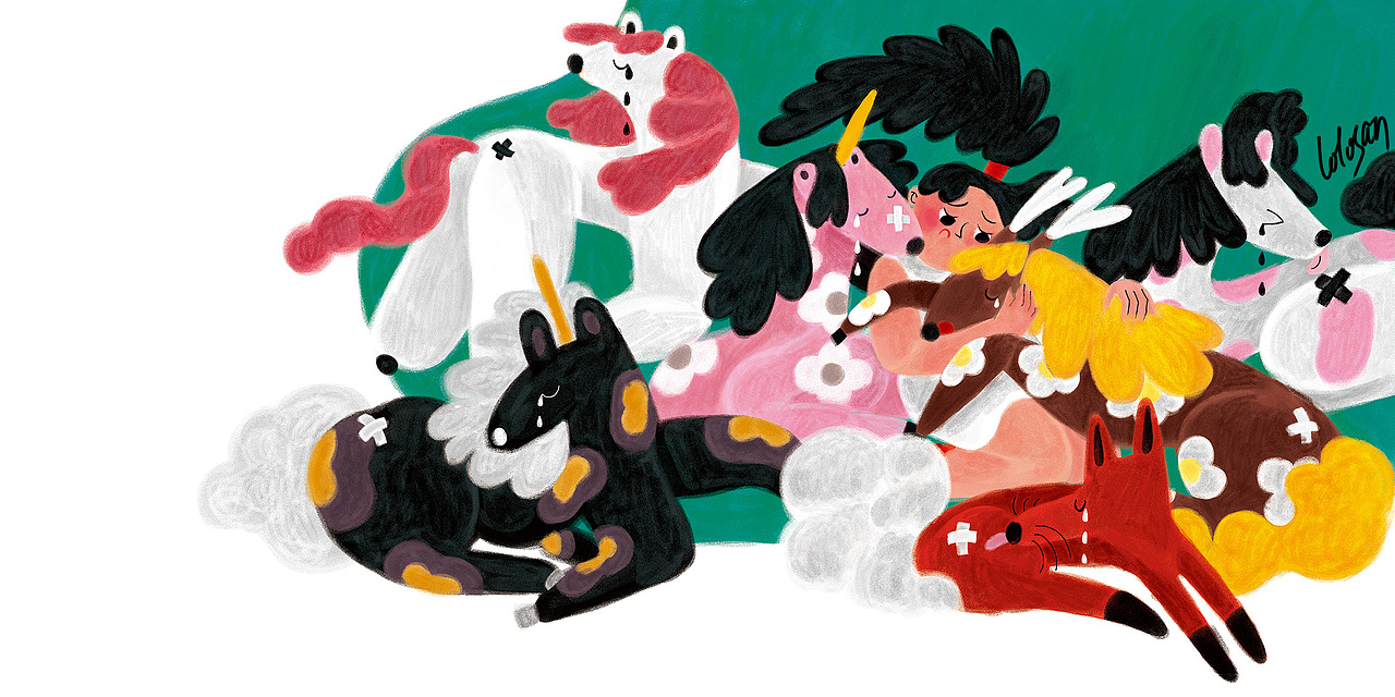 做完手工要收拾桌面的哦！（图ZMjg4OTAzMDg4） - 绘本 - 站酷设计师lolosan原创素材 - 站酷ZCOOL