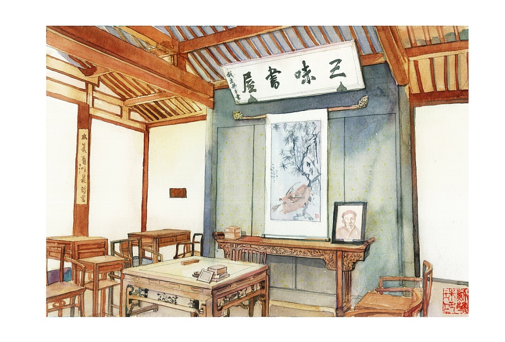 手绘城市系列——《手绘绍兴》