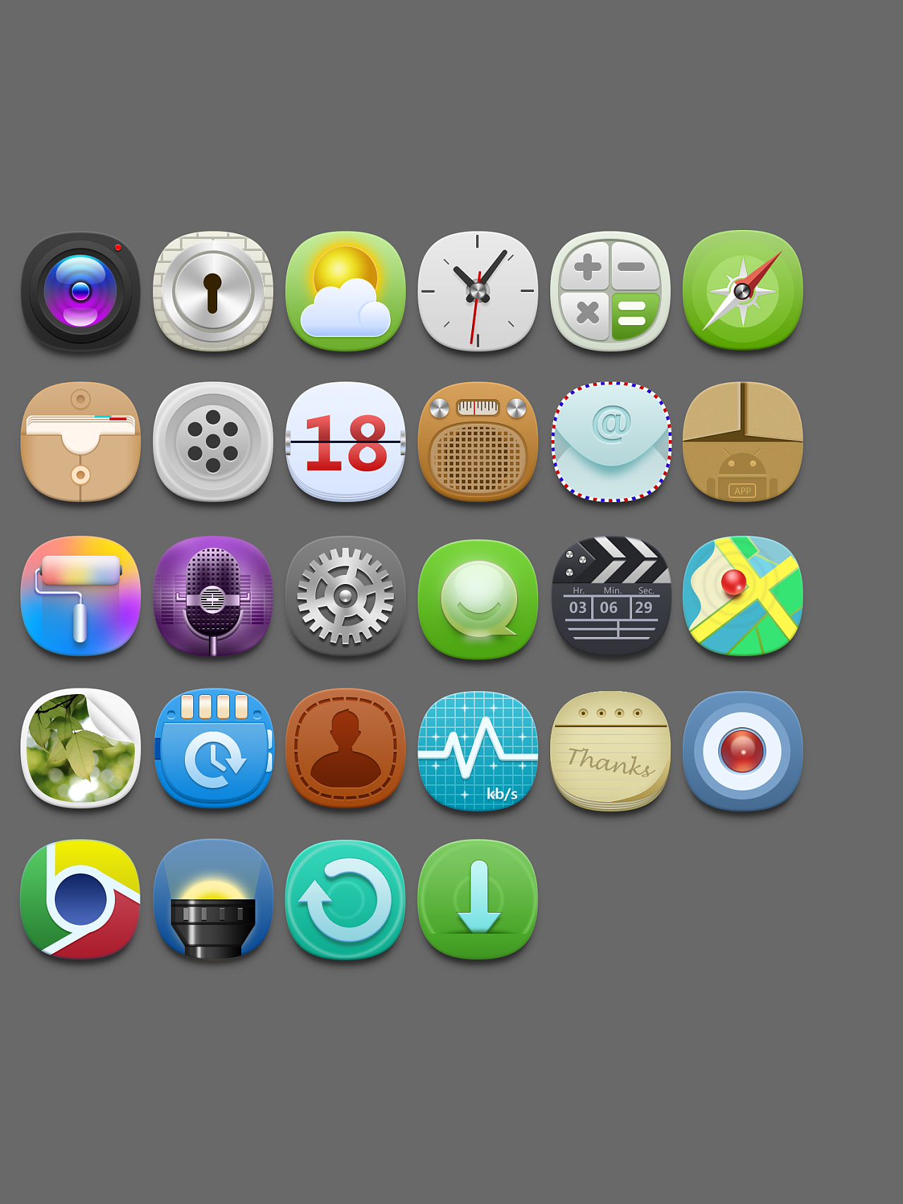 wow手机图标设计