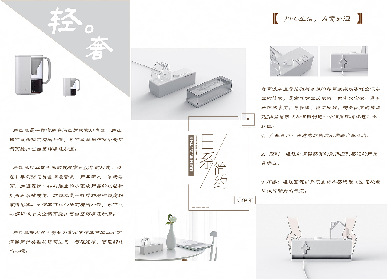 加湿器三折页