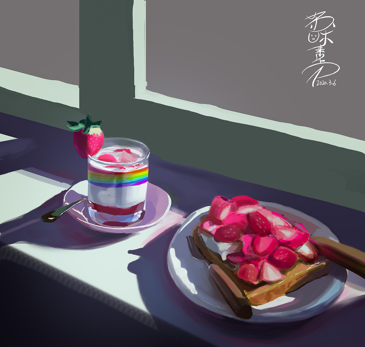 色彩练习（图ZMjM3ODkxNDMy） - 艺术插画 - 站酷设计师苏酥素贞Suzien原创素材 - 站酷ZCOOL