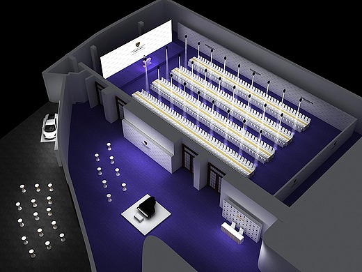 兰博基尼会场布置效果图