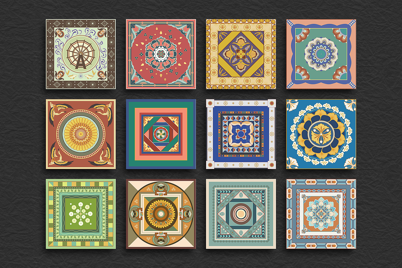 二十四节气图案和字体设计（图ZMjczNjE1ODQw） - 图案 - 站酷设计师回声68原创素材 - 站酷ZCOOL