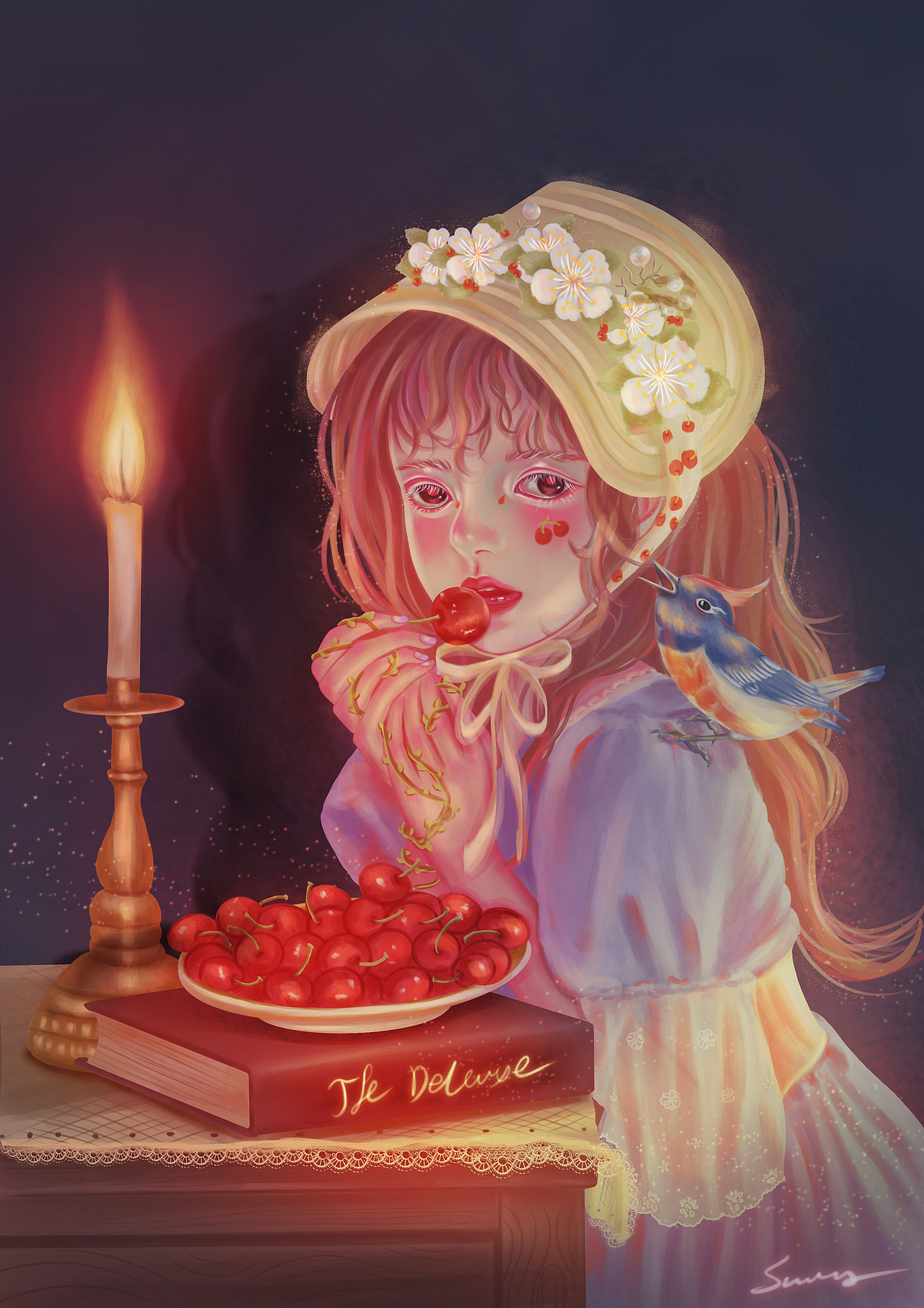 神农本草经。樱桃拟人