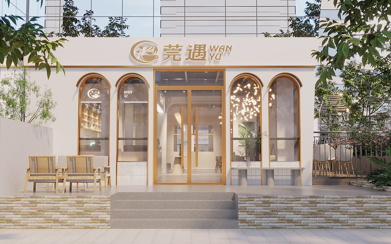 饮品店CR（图ZMjgyNDQwODQ0） - 酒店餐饮设计 - 站酷设计师风向设计表现原创素材 - 站酷ZCOOL