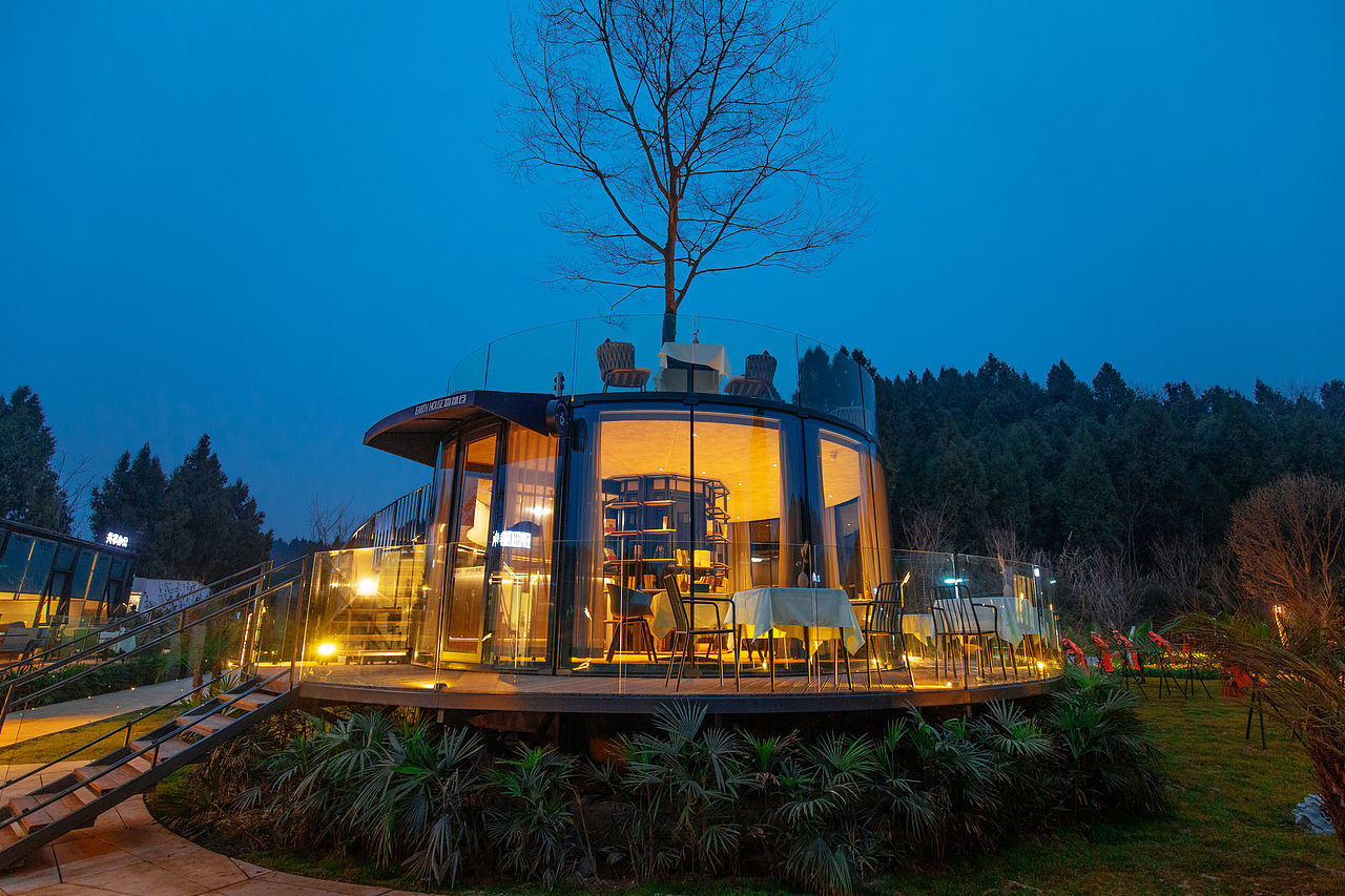 未来旅居新网红丨住在风景里的高科技治愈系民宿(图ZMjU1NjM1Mzg0) - 酒店餐饮设计 - 站酷设计师地球仓原创素材 - 站酷ZCOOL