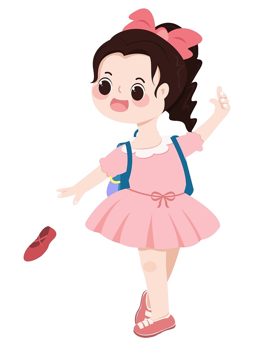 小姑娘（图ZMjI5OTY4MzQ0） - 儿童插画 - 站酷设计师元气糖DAWN原创素材 - 站酷ZCOOL