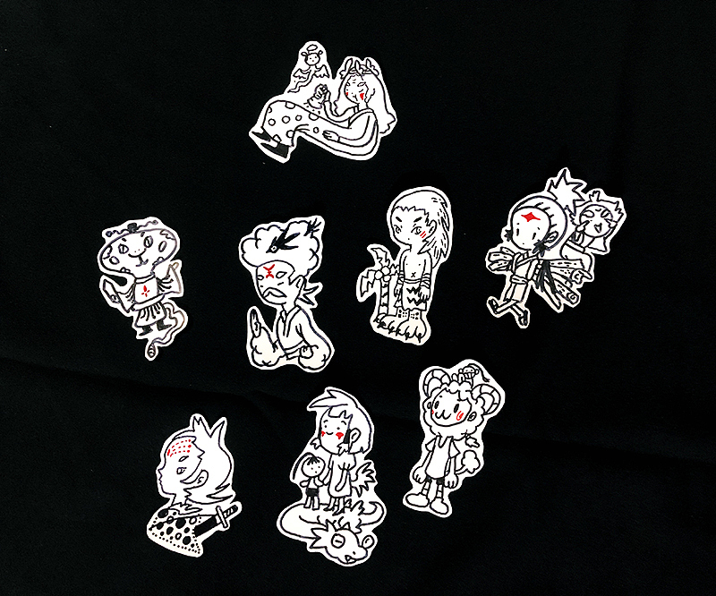 ☾ 落 英 ☽ / 贰（图ZMjMwNjc2MTQ4） - 艺术插画 - 站酷设计师RebrainLab原创素材 - 站酷ZCOOL