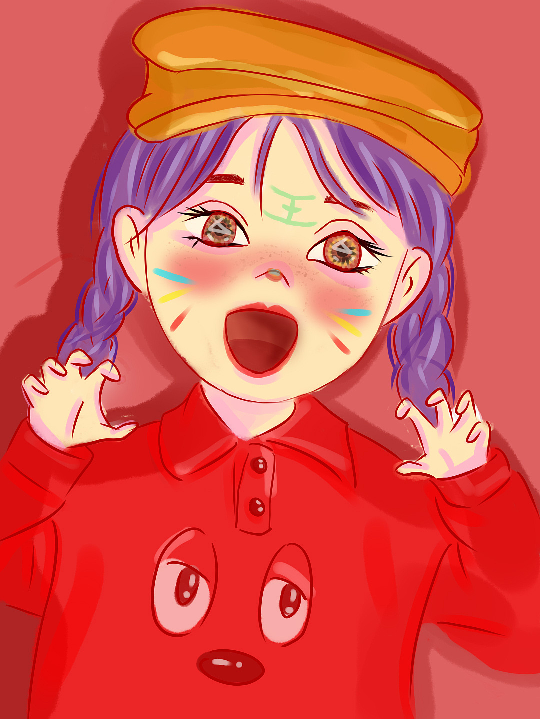 青春插畫壁紙（圖ZMjk4NjA1OTY4） - 創(chuàng)作習(xí)作 - 站酷設(shè)計(jì)師鐵頭秀兒原創(chuàng)素材 - 站酷ZCOOL