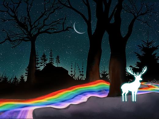 林深时见鹿（个人主页-ZMzg4MDEyODQ=） - 商业插画 - 站酷设计师wloop原创素材 - 站酷ZCOOL