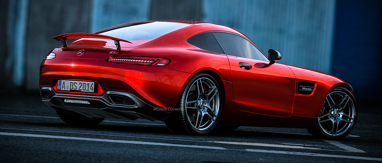 CGI 汽车摄影 AMG GT（图ZMjQ2NjY2ODQ=） - 机械/交通 - 站酷设计师mclovin原创素材 - 站酷ZCOOL
